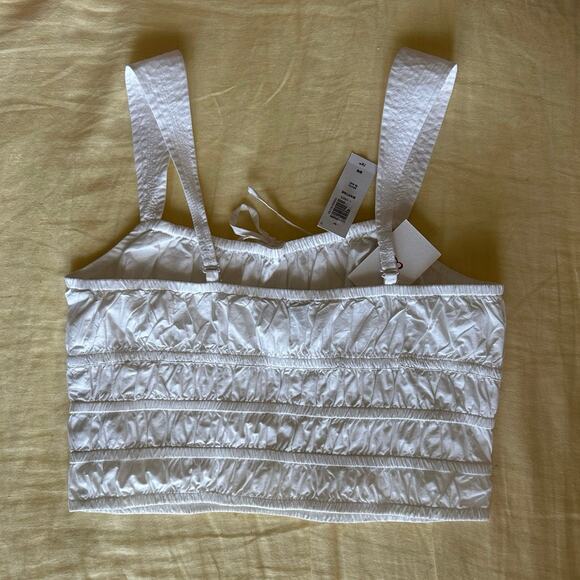 Aritzia Sunday Best Martine Poplin Top - White - Picture 2 of 8